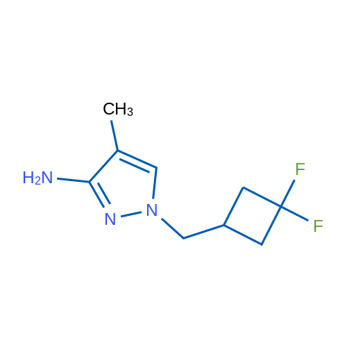 1-[(3,3-Difluorocyclobutyl)methyl]-4-methyl-1H-pyrazol-3-amine 1g
