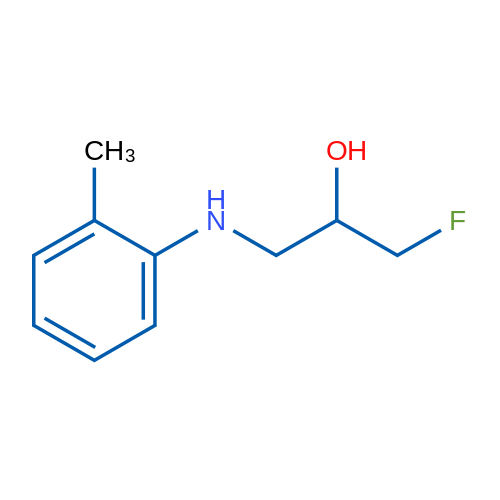 1-Fluoro-3-[(2-methylphenyl)amino]propan-2-ol 1g