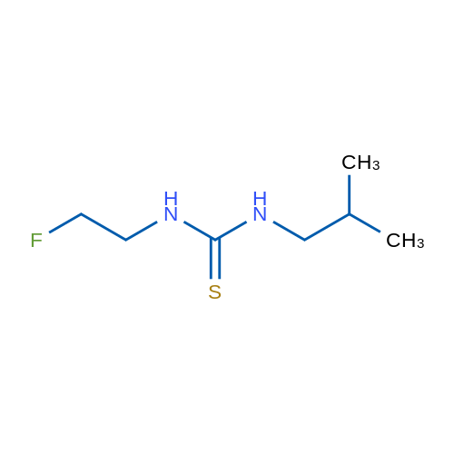 3-(2-Fluoroethyl)-1-(2-methylpropyl)thiourea 1g