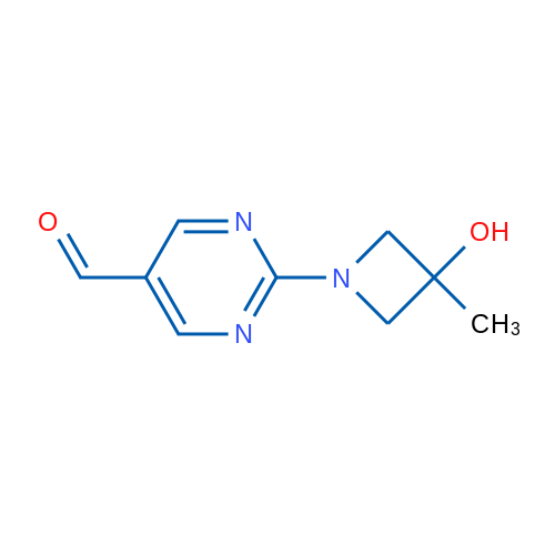 2-(3-Hydroxy-3-methylazetidin-1-yl)pyrimidine-5-carbaldehyde 1g