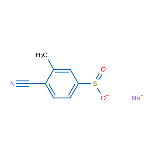 Sodium 4-cyano-3-methylbenzene-1-sulfinate 1g