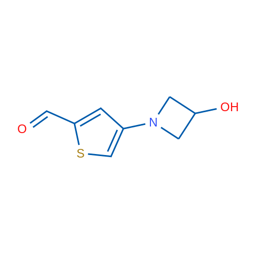 4-(3-Hydroxyazetidin-1-yl)thiophene-2-carbaldehyde 1g