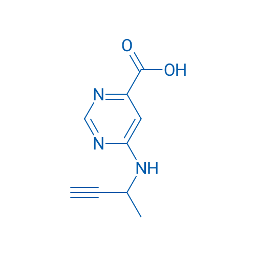 6-[(But-3-yn-2-yl)amino]pyrimidine-4-carboxylic acid 1g
