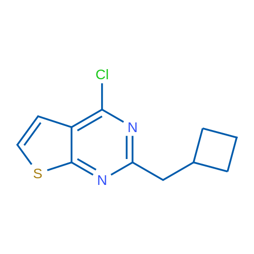 4-Chloro-2-(cyclobutylmethyl)thieno[2,3-d]pyrimidine 1g