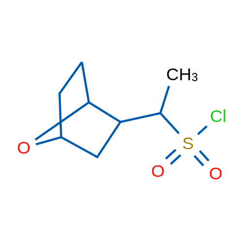 1-{7-oxabicyclo[2.2.1]heptan-2-yl}ethane-1-sulfonyl chloride 1g