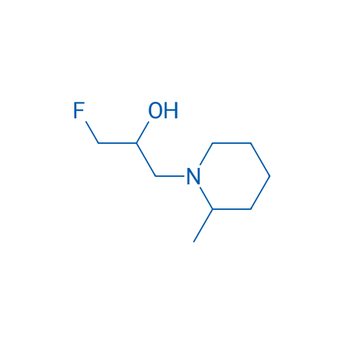 1-Fluoro-3-(2-methylpiperidin-1-yl)propan-2-ol 1g