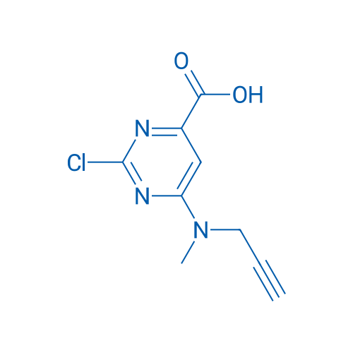 2-Chloro-6-[methyl(prop-2-yn-1-yl)amino]pyrimidine-4-carboxylic acid 1g