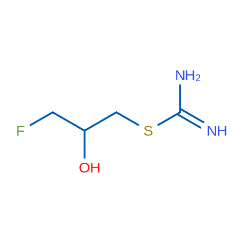 1-(Carbamimidoylsulfanyl)-3-fluoropropan-2-ol 1g