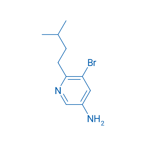 5-Bromo-6-(3-methylbutyl)pyridin-3-amine 1g