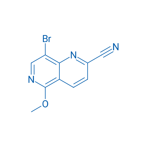 8-BROMO-5-METHOXY-1,6-NAPHTHYRIDINE-2-CARBONITRILE 250mg