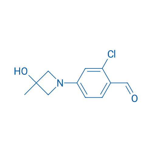 2-Chloro-4-(3-hydroxy-3-methylazetidin-1-yl)benzaldehyde 1g