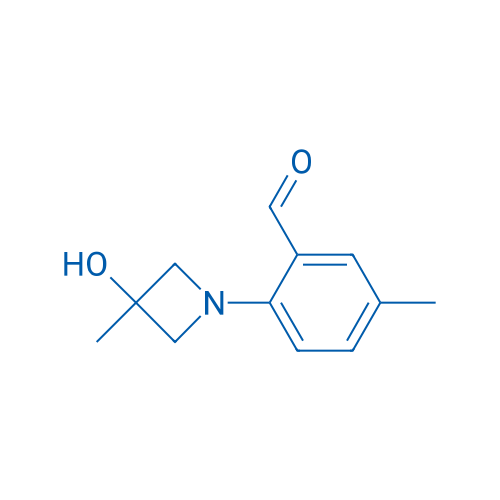 2-(3-Hydroxy-3-methylazetidin-1-yl)-5-methylbenzaldehyde 1g