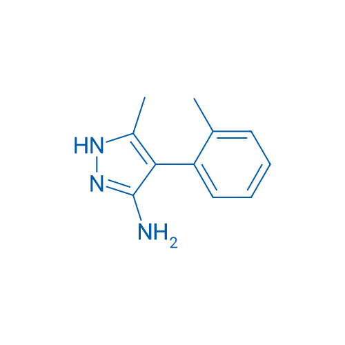 5-Methyl-4-(2-methylphenyl)-1H-pyrazol-3-amine 10g