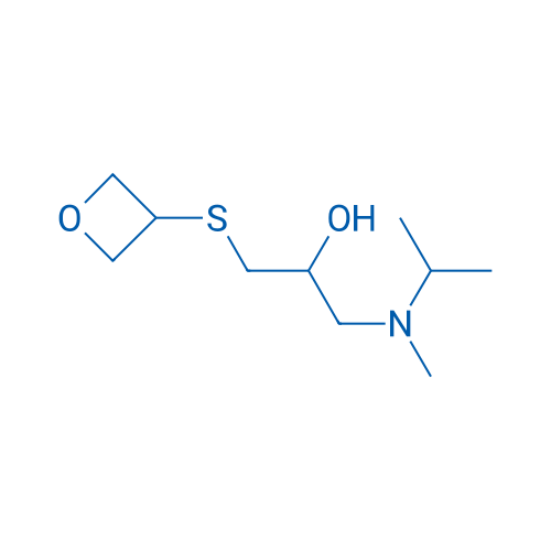 1-[methyl(propan-2-yl)amino]-3-(oxetan-3-ylsulfanyl)propan-2-ol 100mg