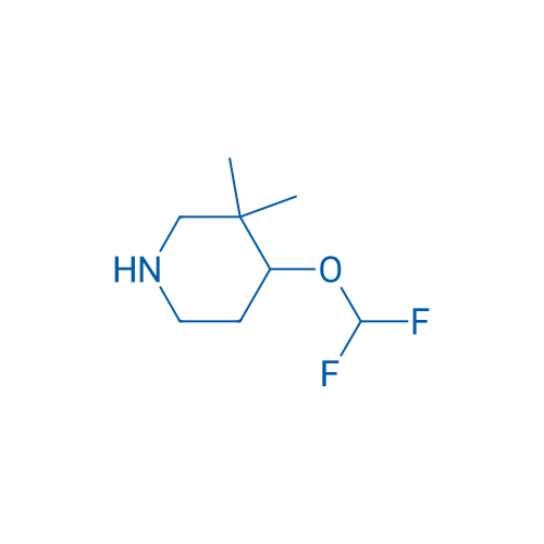 4-(Difluoromethoxy)-3,3-dimethylpiperidine 100mg