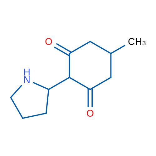 5-Methyl-2-(pyrrolidin-2-yl)cyclohexane-1,3-dione 1g