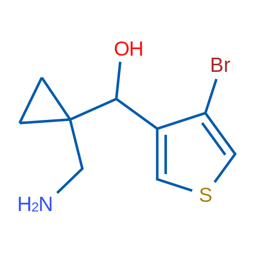 [1-(Aminomethyl)cyclopropyl](4-bromothiophen-3-yl)methanol 1g