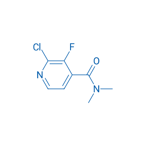 2-Chloro-3-fluoro-N,N-dimethylisonicotinamide 1g