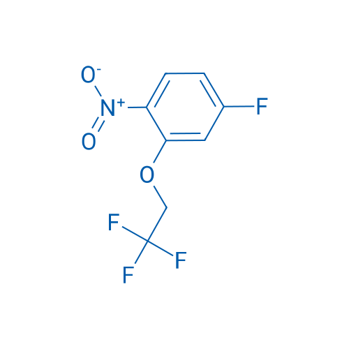 4-Fluoro-1-nitro-2-(2,2,2-trifluoroethoxy)benzene 250mg