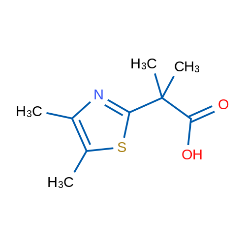 2-(Dimethyl-1,3-thiazol-2-yl)-2-methylpropanoic acid 1g