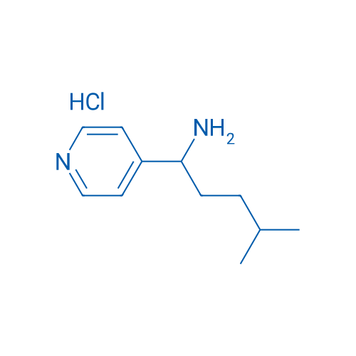 4-Methyl-1-(pyridin-4-yl)pentan-1-amine hydrochloride 1g