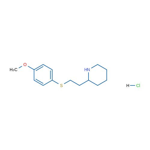 2-(2-[(4-Methoxyphenyl)sulfanyl]ethyl)piperidine hydrochloride 1g