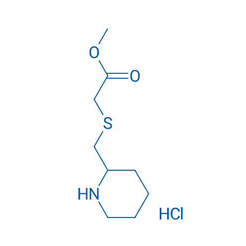 Methyl 2-[(piperidin-2-ylmethyl)sulfanyl]acetate hydrochloride 5g