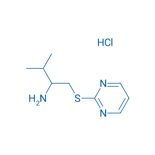 3-Methyl-1-(pyrimidin-2-ylthio)butan-2-amine hydrochloride 5g