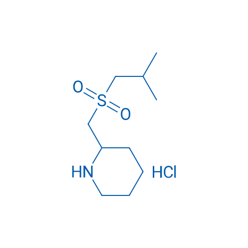 2-([(2-Methylpropyl)sulfonyl]methyl)piperidine hydrochloride 1g