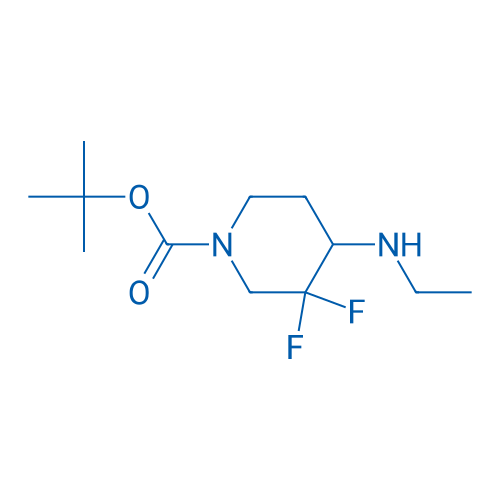 tert-Butyl 4-(ethylamino)-3,3-difluoropiperidine-1-carboxylate 1g