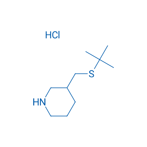 3-[(tert-Butylsulfanyl)methyl]piperidine hydrochloride 5g