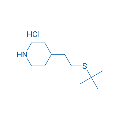 4-[2-(tert-Butylsulfanyl)ethyl]piperidine hydrochloride 1g