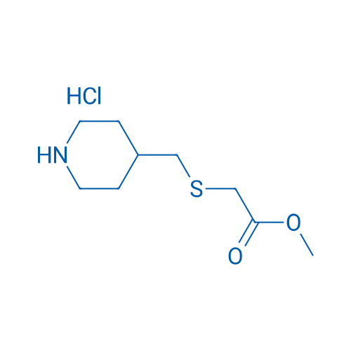 Methyl 2-[(piperidin-4-ylmethyl)sulfanyl]acetate hydrochloride 5g