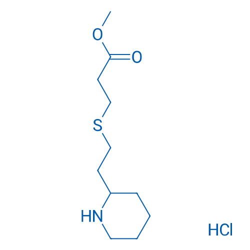 Methyl 3-([2-(piperidin-2-yl)ethyl]sulfanyl)propanoate hydrochloride 5g