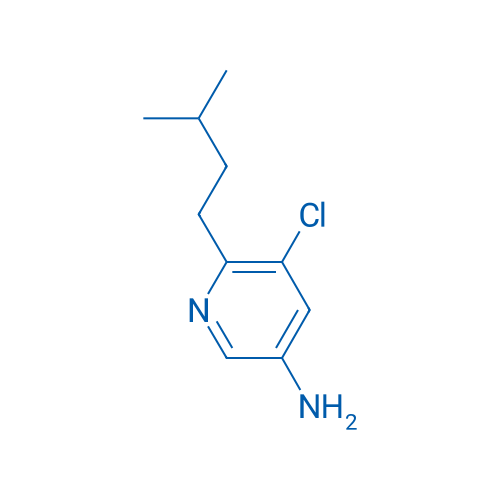 5-Chloro-6-(3-methylbutyl)pyridin-3-amine 1g