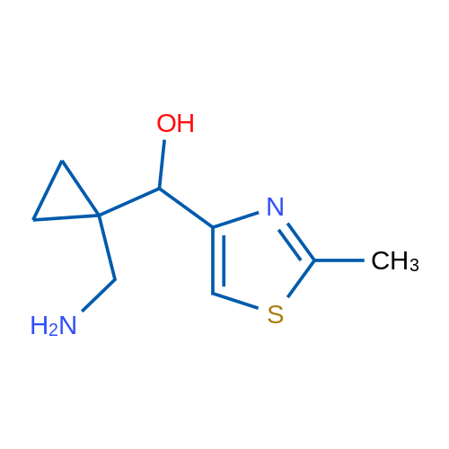 [1-(Aminomethyl)cyclopropyl](2-methyl-1,3-thiazol-4-yl)methanol 1g
