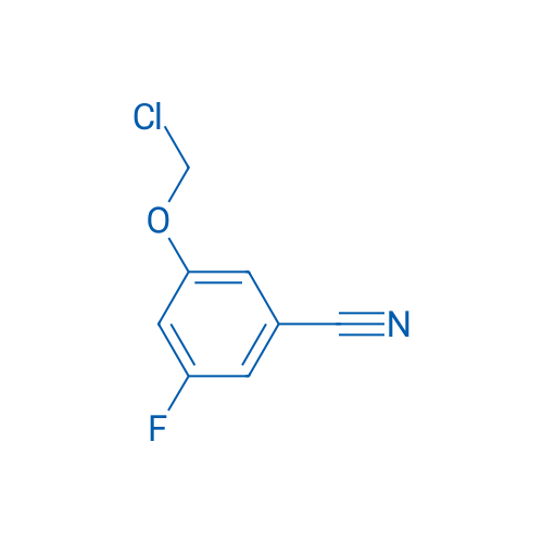 3-(Chloromethoxy)-5-fluorobenzonitrile 1g