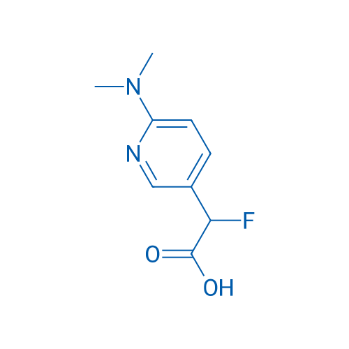 2-[6-(Dimethylamino)pyridin-3-yl]-2-fluoroacetic acid 1g