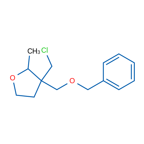 3-[(Benzyloxy)methyl]-3-(chloromethyl)-2-methyloxolane 1g