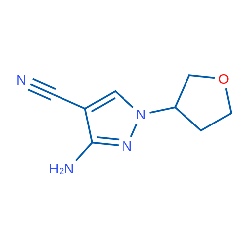 3-Amino-1-(tetrahydrofuran-3-yl)-1H-pyrazole-4-carbonitrile 1g