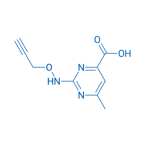 6-Methyl-2-[(prop-2-yn-1-yloxy)amino]pyrimidine-4-carboxylic acid 1g