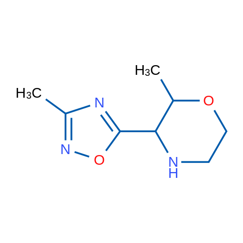 2-Methyl-3-(3-methyl-1,2,4-oxadiazol-5-yl)morpholine 1g