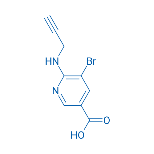 5-Bromo-6-[(prop-2-yn-1-yl)amino]pyridine-3-carboxylic acid 1g