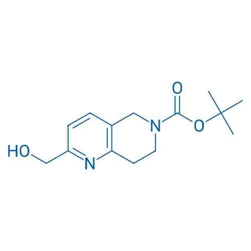 tert-Butyl 2-(Hydroxymethyl)-7,8-dihydro-1,6-naphthyridine-6(5H)-carboxylate 100mg