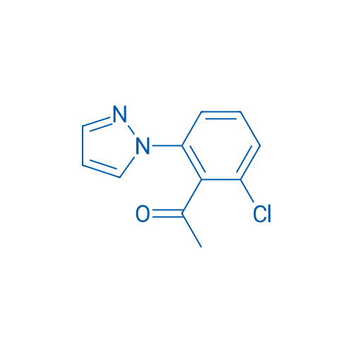 1-[2-Chloro-6-(1H-pyrazol-1-yl)phenyl]ethan-1-one 1g