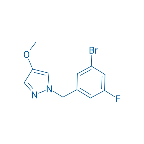 1-(3-Bromo-5-fluorobenzyl)-4-methoxy-1H-pyrazole 250mg