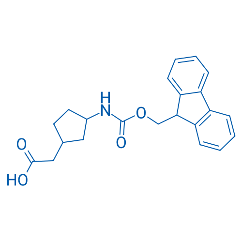 2-(3-((((9H-Fluoren-9-yl)methoxy)carbonyl)amino)cyclopentyl)acetic acid 1g