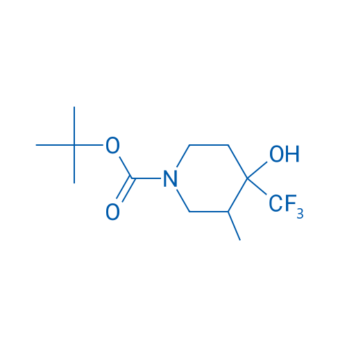 tert-Butyl 4-hydroxy-3-methyl-4-(trifluoromethyl)piperidine-1-carboxylate 1g