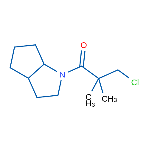 3-Chloro-2,2-dimethyl-1-{octahydrocyclopenta[b]pyrrol-1-yl}propan-1-one 1g