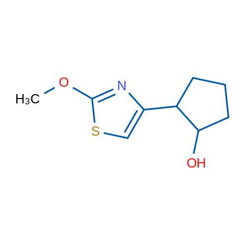 2-(2-Methoxy-1,3-thiazol-4-yl)cyclopentan-1-ol 1g